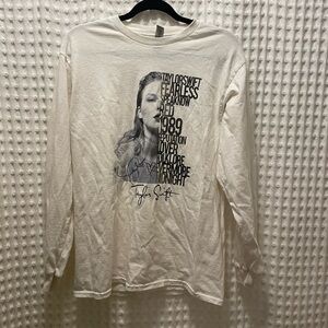 Unofficial Taylor Swift White Long Sleeve Albums T-Shirt